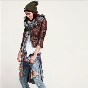 Free People Leather Jacket
